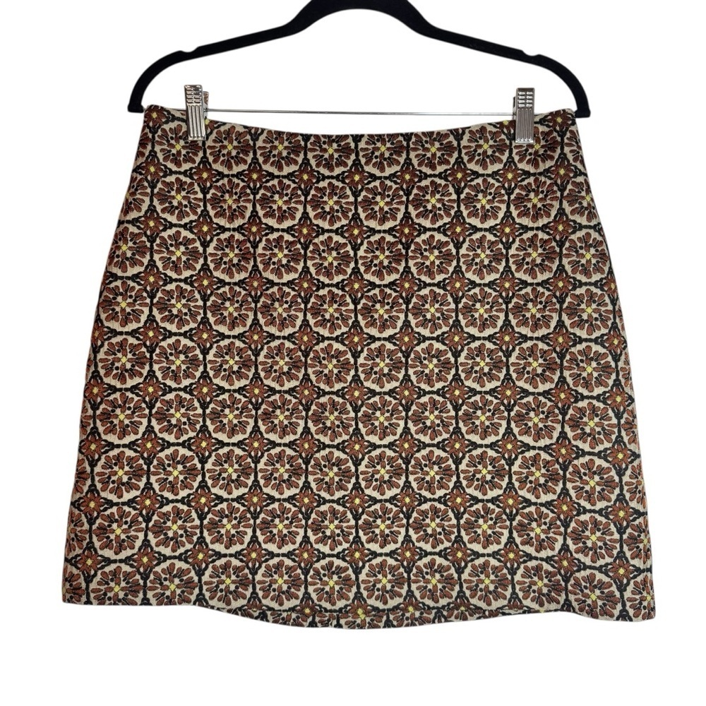 H&M Geometric Patterned Mini Skirt Size 12
